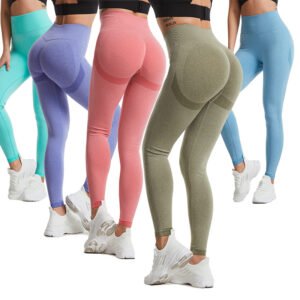 Breathable Women Active Wear Leggings Fitness yoga sets fitness women seamless leggings for ladies