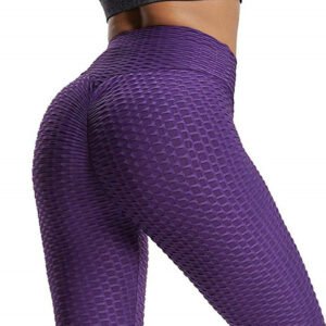 Fashion New style jacquard anti cellulite sport yoga pants High Waist Seamless Sexy Fitness scrunch butt leggings
