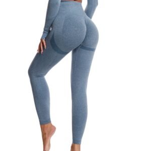 High quality jacquard anti cellulite sport yoga pants Custom High Waisted Workout womens Seamless leggings
