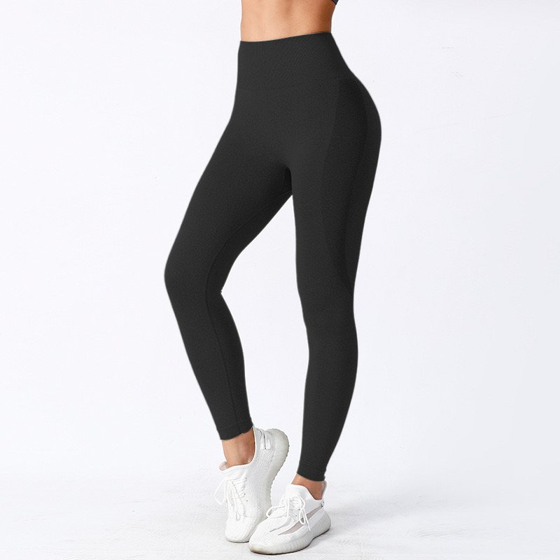 Wholesale Custom Logo High Elastic Quick Dry Running Work Out Sport Tight Waist Scrunch Fitness Gym Plus Size Yoga Pants