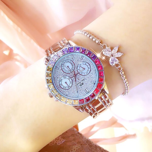 2022 Diamond Watch Women Luxury Watch Woman Hot-Selling Wristwatches Fashion BS Classic Rhinestone Ladies Brand Watch