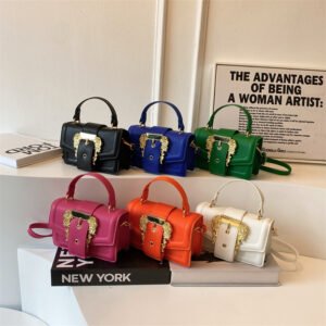 2023 new designer popular women leather handbag shoulder bag small square luxury bag for women