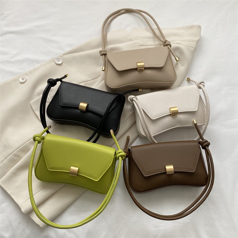 2023 new trend fashion women bag texture shoulder armpit bag casual cross body small square bag