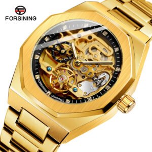 2023 relogio forsining Brand mechanical watches Gold Luxury Men Watches Automatic Skeleton mechanical watch for Men