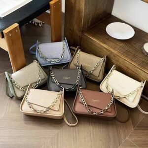 2024 Fashion Retro Women's bag Chain Hand Shoulder Bag Hard Quality Factory Bags For Women
