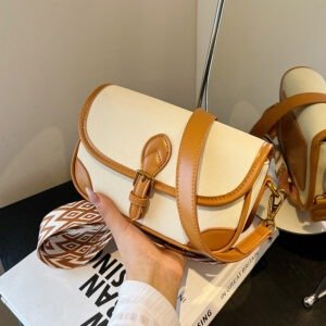 2024 new fashion with color small square bag high appearance level armpit single shoulder bag woman