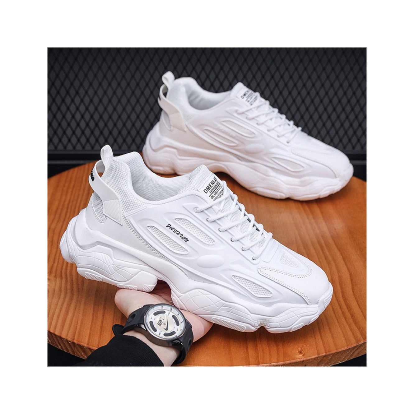2024 Spring New Running height increase sports leisure running chunky shoes for men