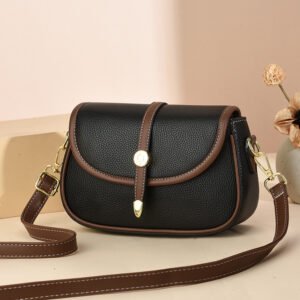 2024 women's handbag new retro small square bag fashion single shoulder crossbody bag