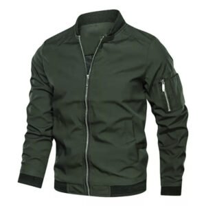 Autumn and winter new men's jacket Fashion stand-up collar young men's jacket