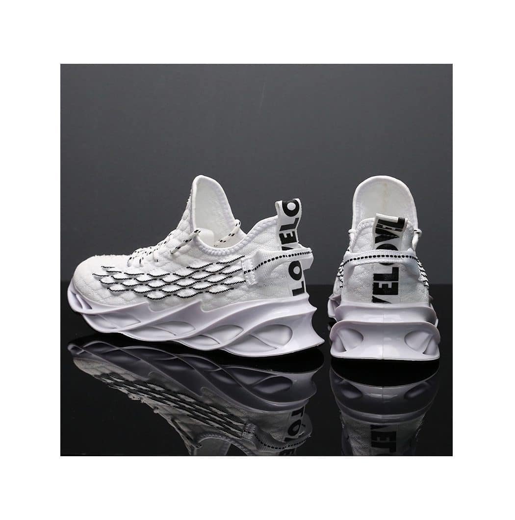 Breathable men's shoes Autumn new men's flying woven casual shoes lace-up fashion shoes men's fashion sneakers