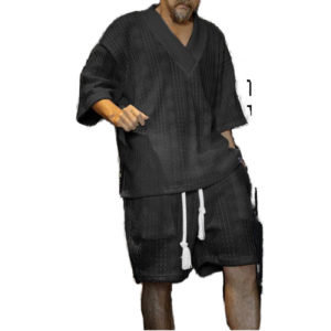 Casual sweater set Men's summer loose short sleeve T-shirt shorts men's suit 2024 summer Custom jogging set man