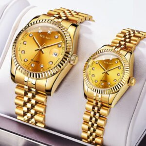 Cheap Couple Watch Luxury watches for men and woman Fashion Ladies Wristwatches Top Brand Gold quartz Lovers watches Relojes