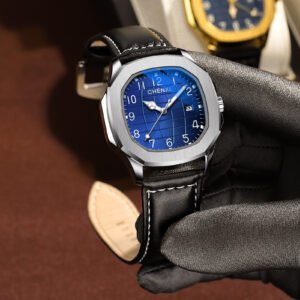 CHENXI Men Watches Leather strap Luminous Wristwatches Relogio Masculino Luxury Waterproof Clock Date Sport Quartz Watch