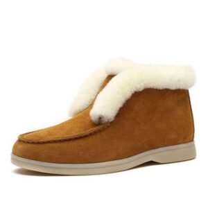 Chinese oversized snow boots, women's cotton shoes, plush outerwear, warm and fashionable casual short boots