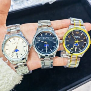 Classic Men Watch OMYA Luxury Watch man Steel Top Brand wristwatches waterproof Date Quartz Watch for men Relogio Masculino