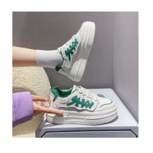 Colored and elevated women's shoes Spring 2024 new trend casual shoes versatile women's board