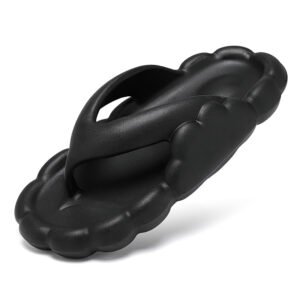 Couple flip-flops personality bathroom slippers step on the feeling soft bottom home sandals