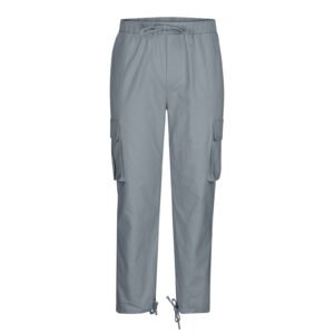 Cross-border multi-bag pants men zipper straight spring and autumn large size trend casual pants multi-pocket twill overalls men