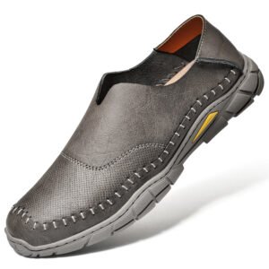 Factory Supply OEM Service Handmade Office Men Genuine Leather Dress Shoes Business Men Leather Loafer Shoes
