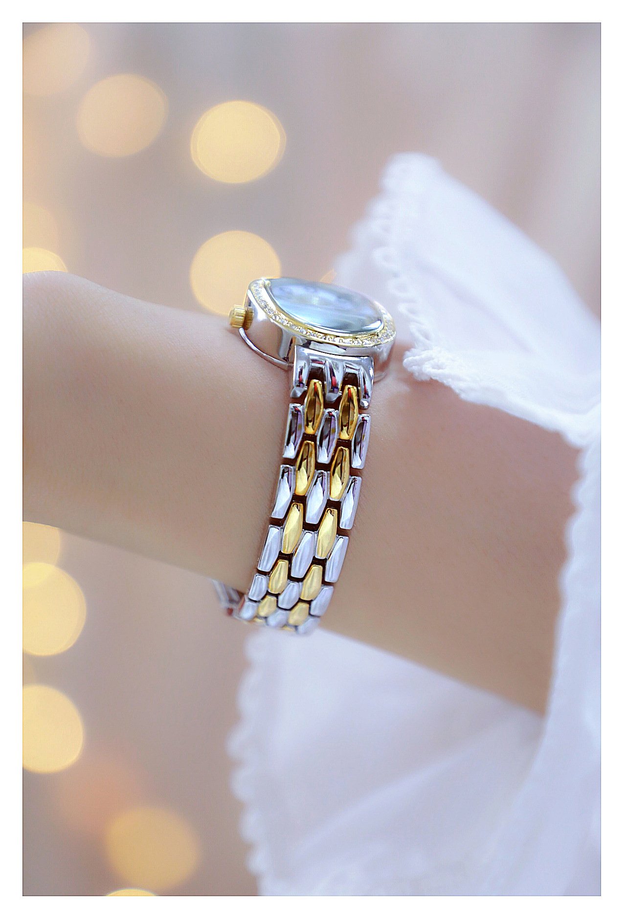 Famous BS Brand Ladies Watch Oval Casual Female watches women wrist luxury women Clock Stainless Steel Strap Waterproof Watches