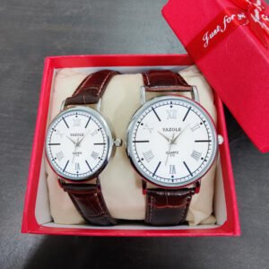 Fashion leather belt for Couple watches set for women Wristwatches Lover Gift Sets with box A Pair Couple Watch 2022 reloj