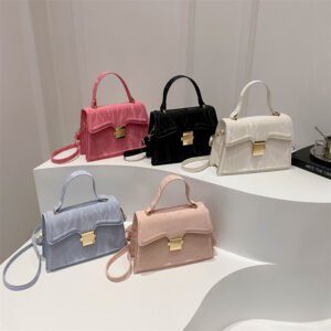Fashion niche design single shoulder underarm bag 2024 summer new luxury popular portable women's small square bag