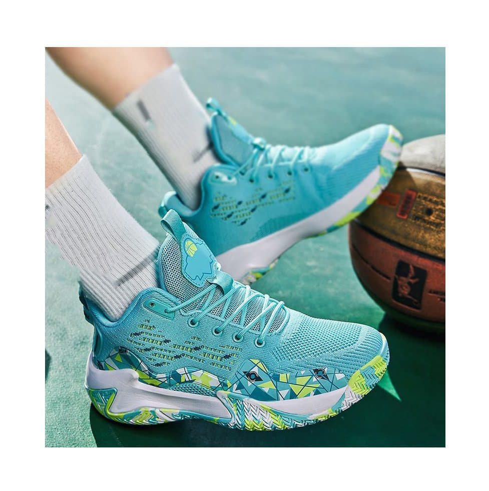 Flying mesh surface breathable basketball shoes new men's shoes lightweight fashion sports running shoes