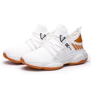 Flying woven breathable men's shoes spring new casual comfortable running shoes
