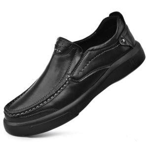 Good quality luxury formal mens genuine leather dress loafers shoes for men