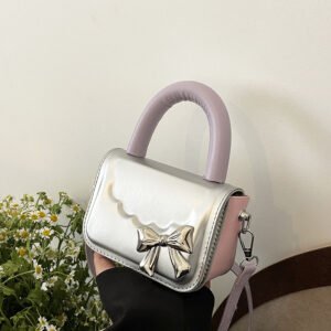 High Quality Women's Tote Bag Fashionable Lady Style with Single Strap and Thick Handle Square Shape Bags For Women