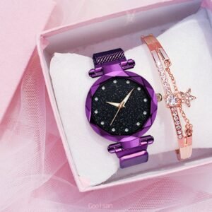 hot sale wholesale Watches woman fashion watch bracelet with box set 3pcs set women wristwatches ladies Watches Bracelet set
