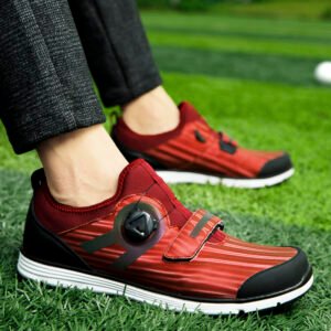 Hot Selling Breathable Microfiber Upper Men's Golf Shoes Comfortable Outdoor Sports Shoes Professional Training Shoes