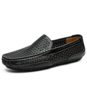 In Ready Stock Accept Custom LOGO Great Quality Breathable Handmade Genuine Leather Career Business Dress Men Loafers