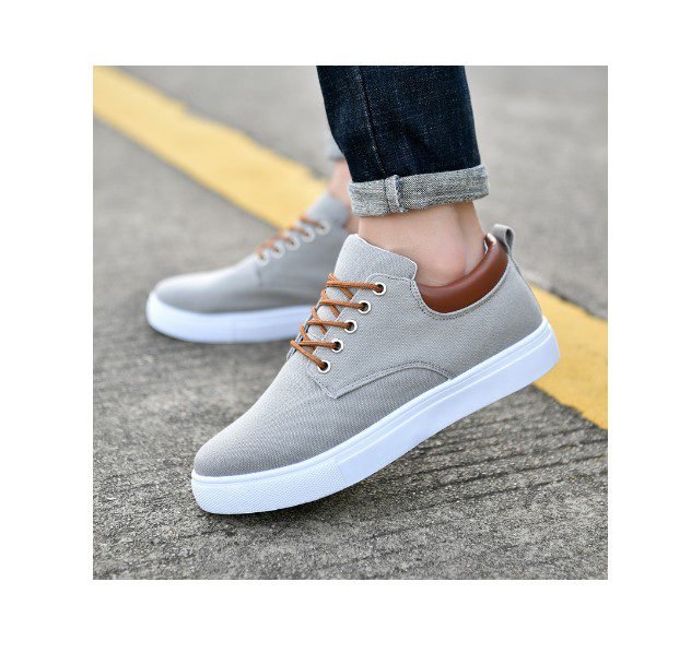 latest men's canvas shoes Large size fashion men's casual Sneakers shoes men's casual shoes all-match comfortable
