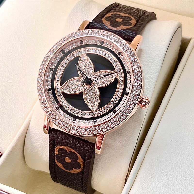 Luxury watch women Fashion ladies watch diamond spinning rotating dial quartz watch for women waterproof reloj de mujer
