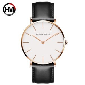 Luxury women watches Top Brand Hannah Martin Watch Woman leather Sport Watch For Women Fashion wristwatches gifts for wife
