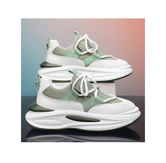 Men's platform sneakers exploded outdoor dad shoes Breathable style casual shoes