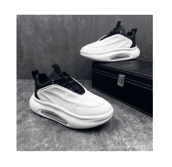 Men's Shoes 2024 New Summer Breathable Versatile Thick Sole Elevated Sports Shoes Casual Footwear