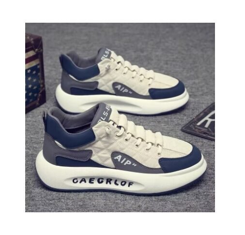 Men's Shoes New Summer Breathable Canvas Shoes For Men Students Of All Matching Small White Shoes Thick Soled