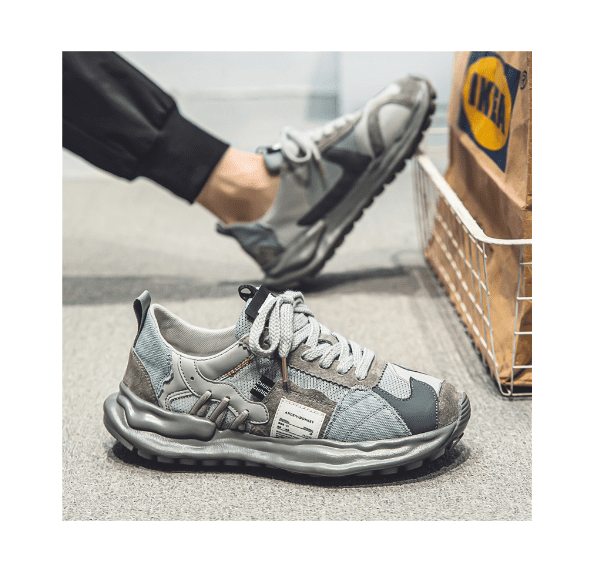 Men's shoes, new summer mesh breathable dad shoes, fashionable and comfortable casual sports thick soled Forrest Gump shoes