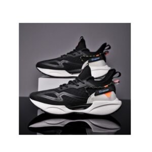 Men's shoes Spring and autumn new flying woven running shoes with hollow bottom before tying fashion