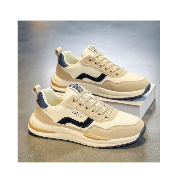 Men's shoes summer new breathable board shoes men's trend all match to increase sports leisure running shoes