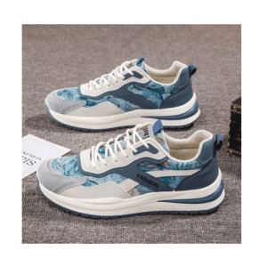 Men's Sneakers Fashion Design Shoes Stretch Breathable Tennis Shoes Comfortable Running Shoes