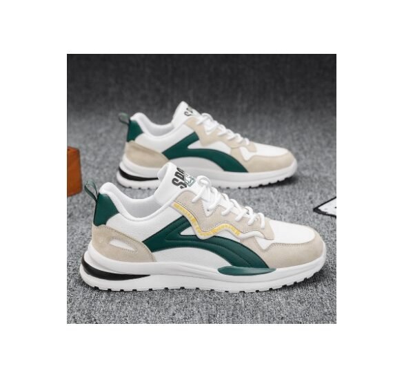 Men's Summer Breathable 2024 New White Shoes Trend All Sports Leisure Running Shoes