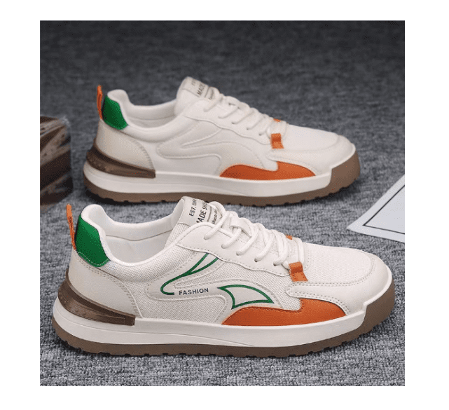Men's trendy shoes, men's and women's breathable casual sports shoes, retro and versatile men's shoes