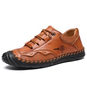New Arrival Accept OEM Service Custom Logo Ready Stock Large Size Hand Made Driving Oxford Men Genuine Leather Shoes