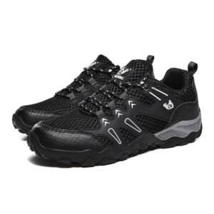 New Arrival Large Size Light Weight Breathable Mesh Hiking Shoes For Men