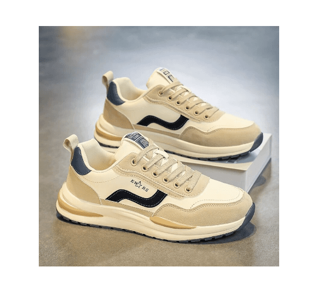 New breathable board shoes for men's trendy and versatile high-altitude sports and leisure running shoes