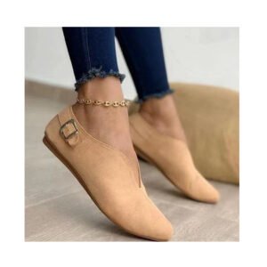 New buckle V-mouth casual shoes fashion slipper