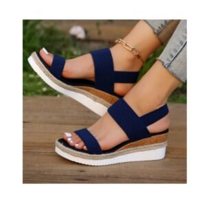 new design Summer Soft Comfortable Casual Shoes Outdoor Beach Ladies Women Platform Wedge Sandals